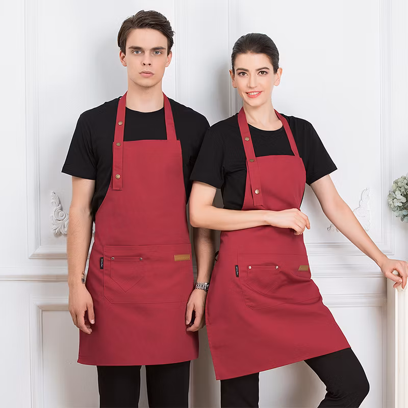 Unisex Family Apron Support Custom Logo Outdoor Picnic Barbecue Dirt Resistant Apron
