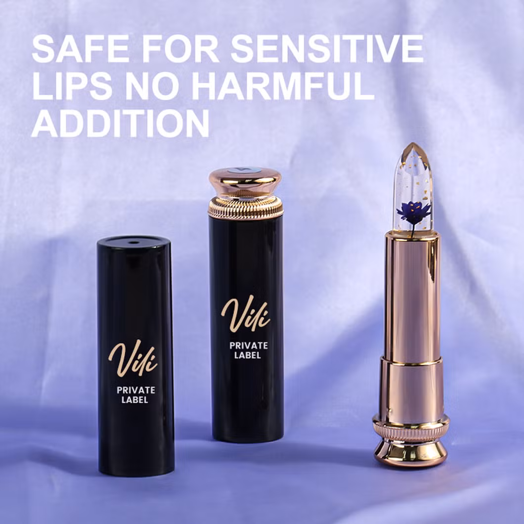 10%off Transparent Herbal Moisturizing Petal Lipstick for Cosmetic