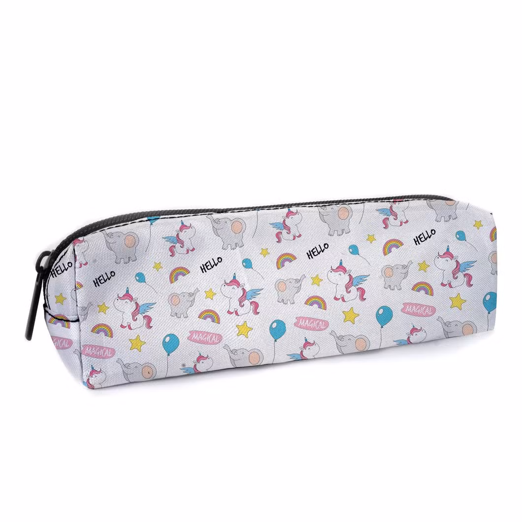 Factory Price Unicorn Cute Anime Kids Pencil Bag Custom Printed Pencil Bags Pouch Pencil Pen Cases for Kids Boys Girls