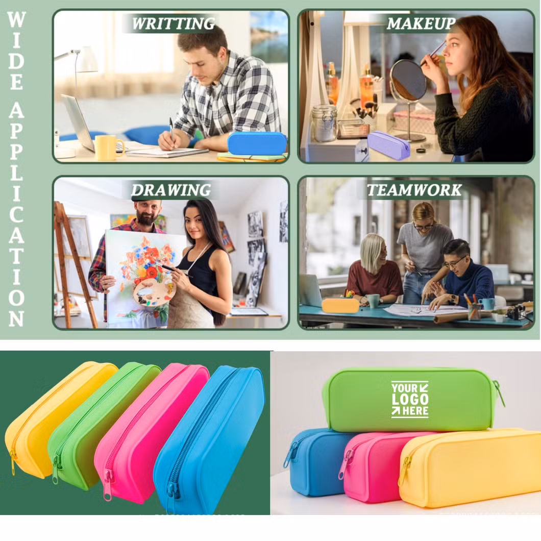 Lightweight&Portable Silicone Pencil Case for Office