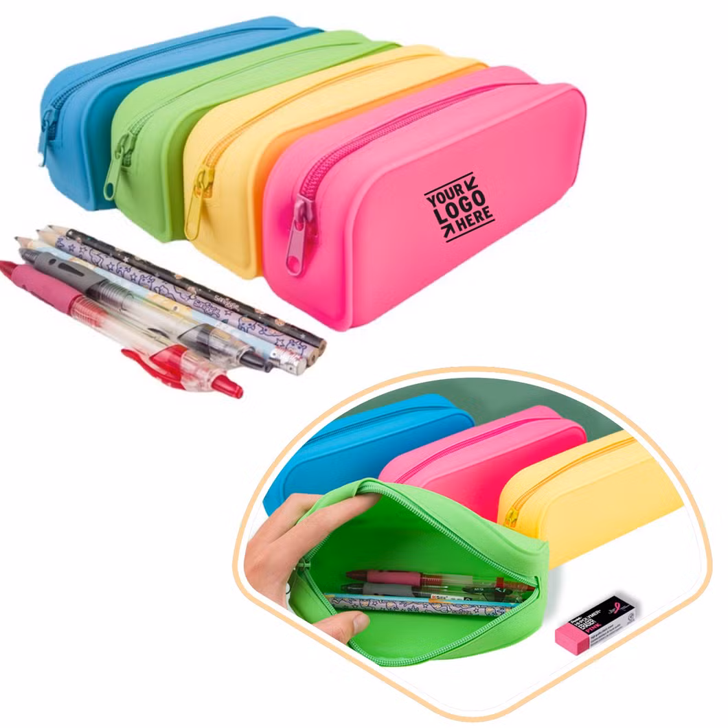 Lightweight&Portable Silicone Pencil Case for Office