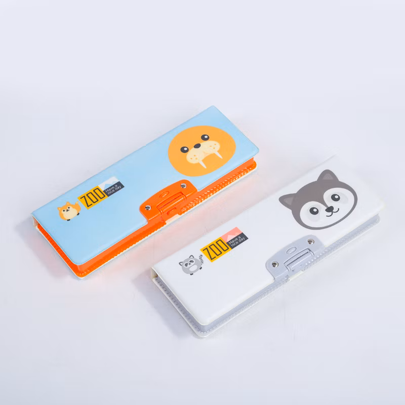 Seal Cat Dog Pattern Multifunctional Cute Animal Pencil Case