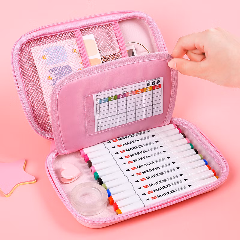 EVA Cartoon Office Primary School Students Stationery Advertisement Promotion Gift Children Kids Child Pencil Bag Box Case (CY1804)