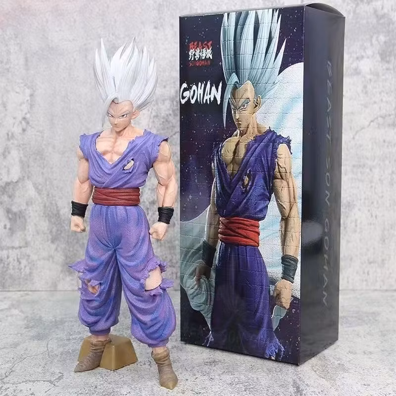 Dragon Ball Z White Shen Son Gohan Beast Gk White Hair Goku Super Saiyan Vegeta Super Three Super Four Model Anime Figure Cartoon-Character