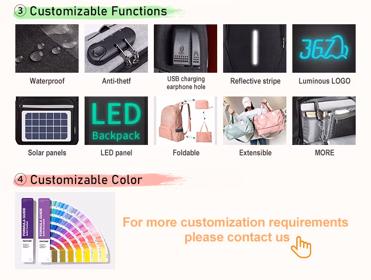 Waterproof PVC Frosted Zipper Bag Logo Customization Pencil Case Travel Cosmetic Bag