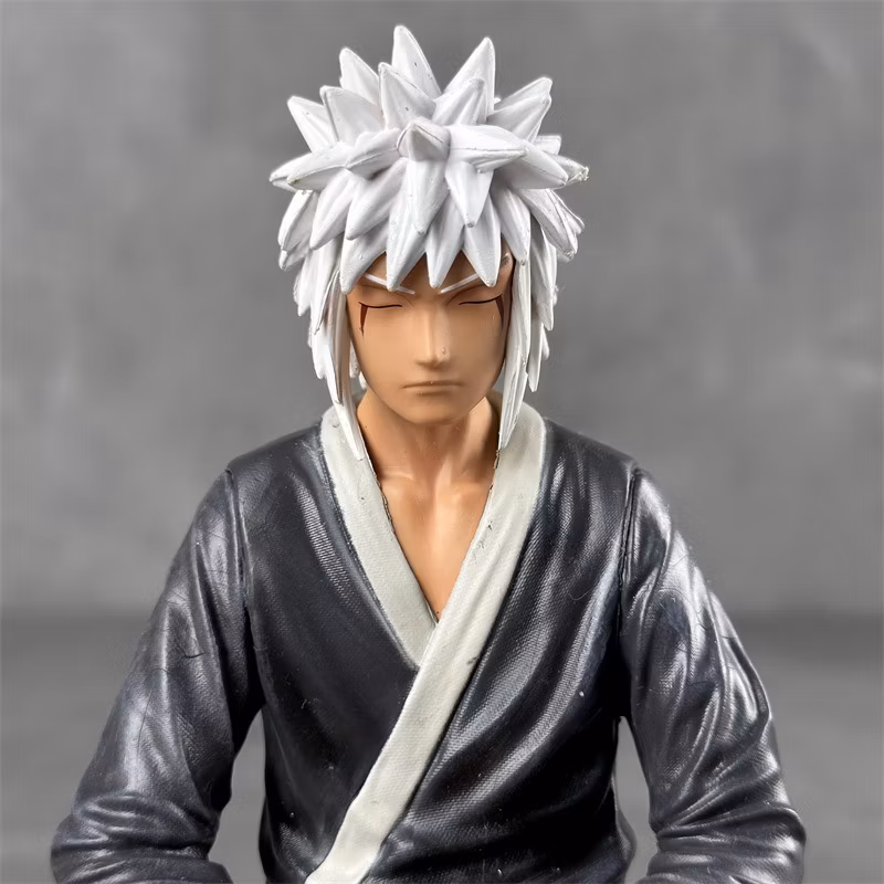 Naruto Gk White Hair Youth Jiraiya Meditation Jiraiya Animation Model Desktop Decoration Wholesale Cartoon-Character