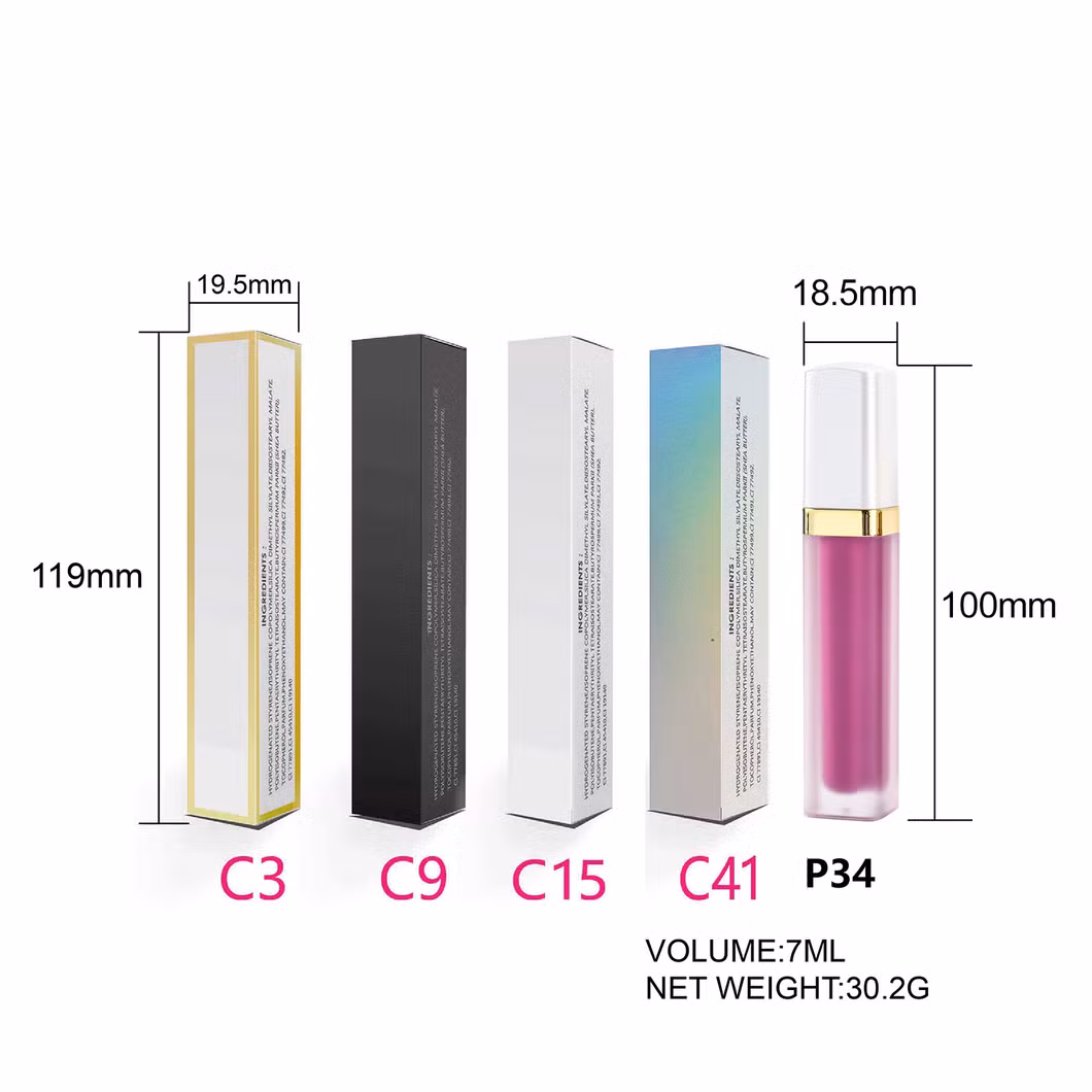 Custom Logo Cosmetics Factory Non-Sticky Lip Gloss Private Label