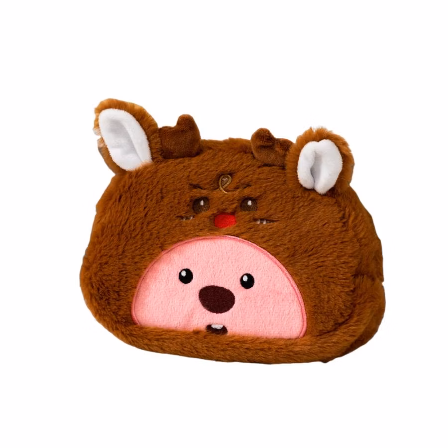 Custom Design Pattern Pattern Cute Girl Fancy Plush Pencil Bags