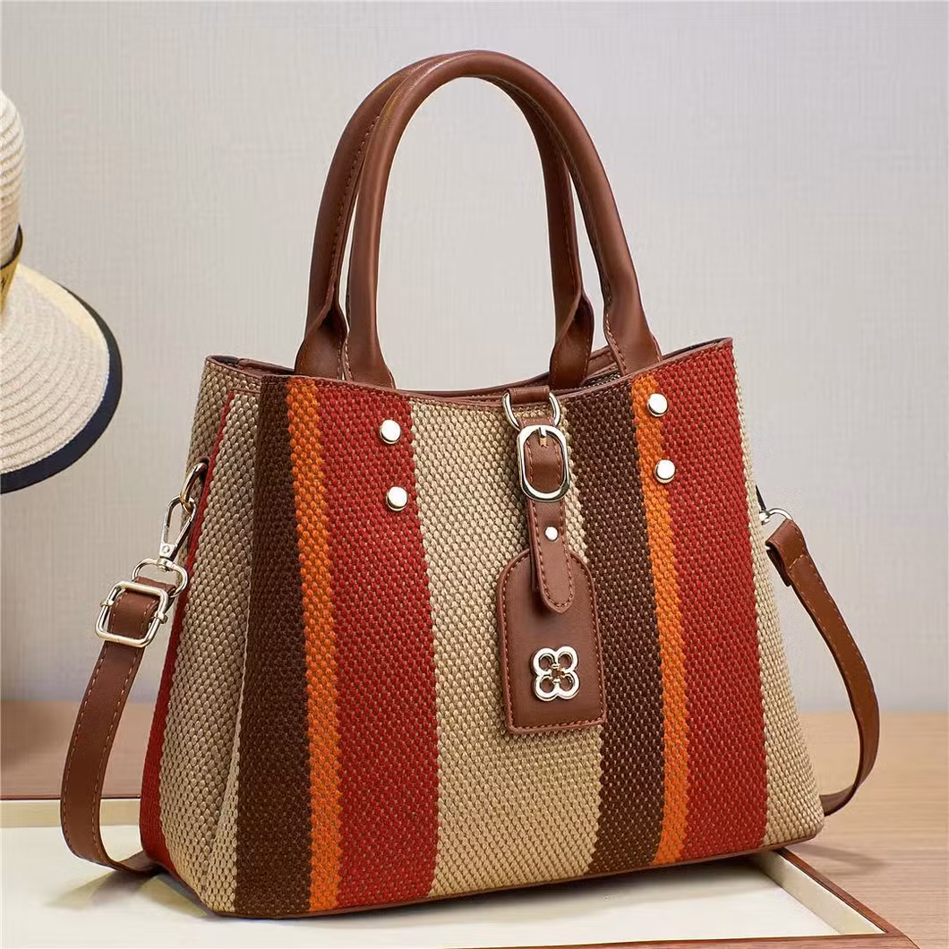 E3126 Wholesale Hot Selling Large Capacity Women Tote Crossbody Shoulder Bags Fashion Luxury Designer Handbags Knit for Women