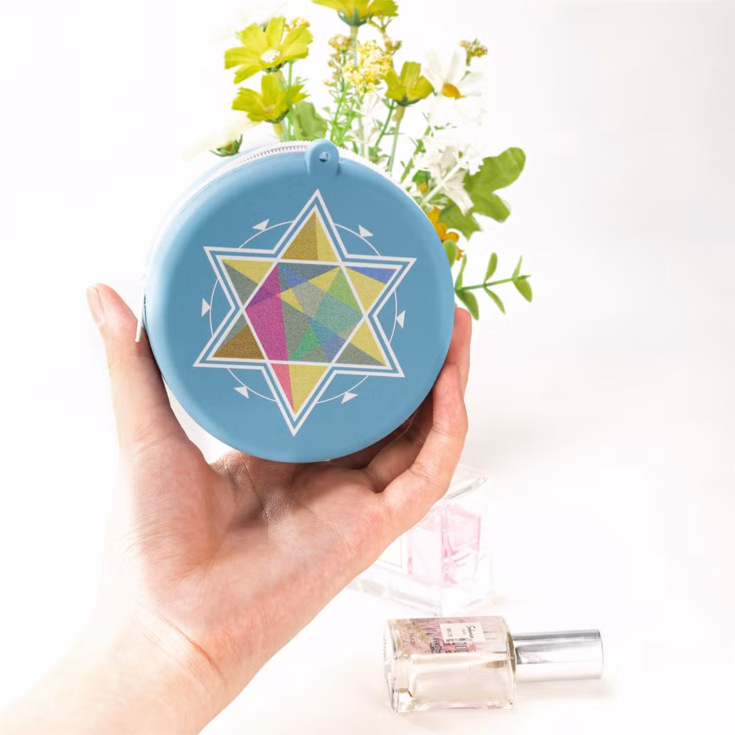 Wholesale Reusable Food Bag Floral Cosmetic Coin Purse Print Logo