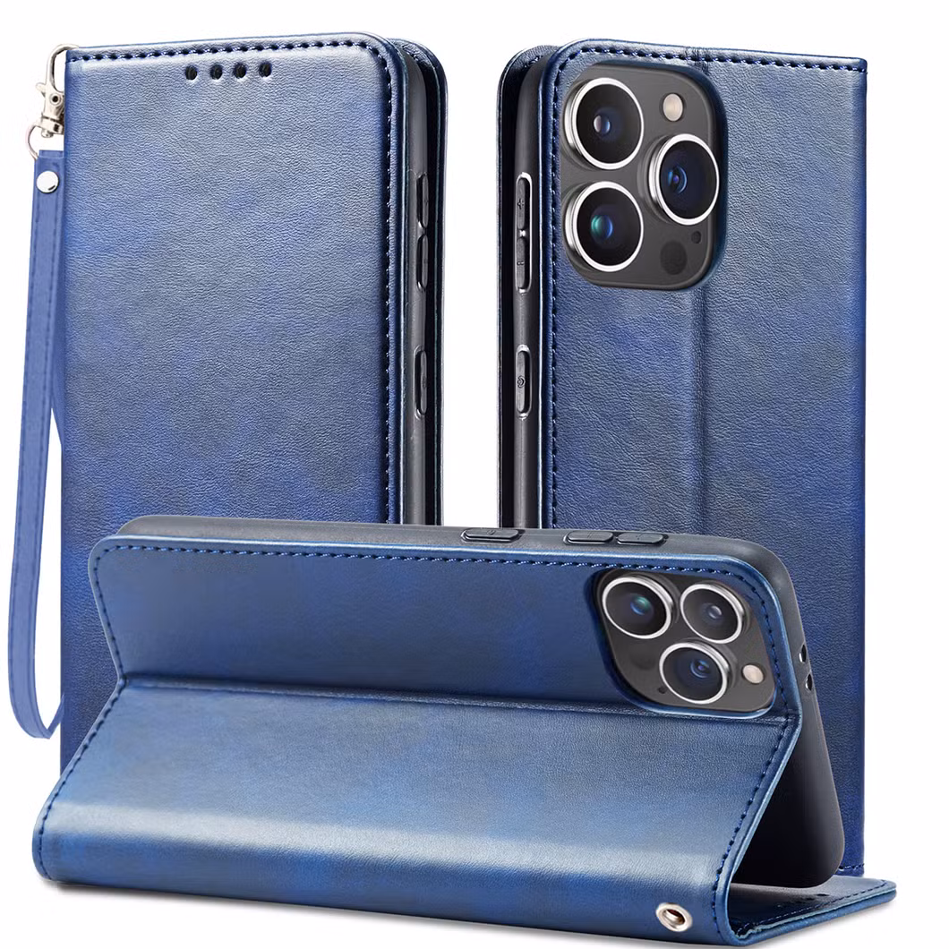Classic fashion Style Magesafe Leather Stocked Phone Case