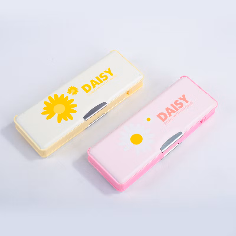 Daisy Flower Cute Cartoon Large Capacity Stationery Pencil Case