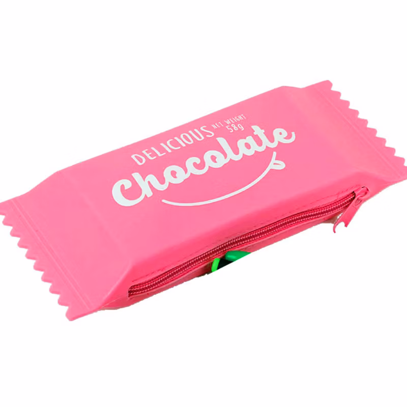 Sh1571 2020 Mini Fashion Silicone Jelly Pencil Case School Student Candy Shape Stationery Bag