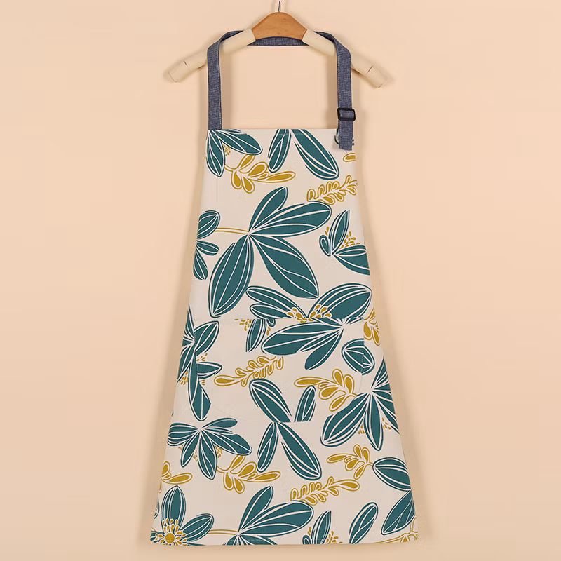 New Fashionable Cotton Cloth Thickened Dirt-Resistant Breathable Kitchen Household Work Clothes Labor Insurance Wholesale Apron Hoodie