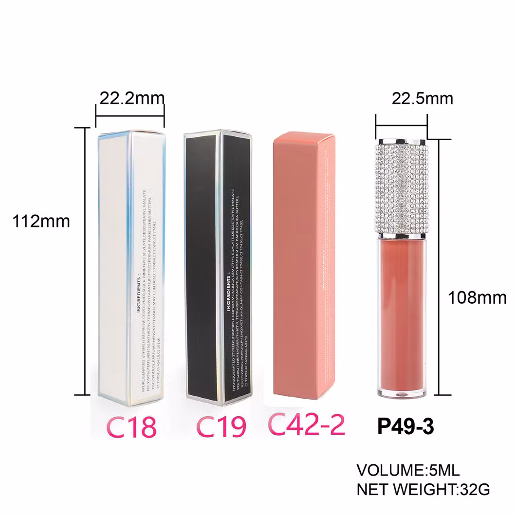 Hot Sale Lip Makeup Matte Private Label Cosmetics with GMPC