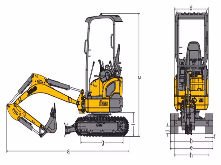 Earth Bucket Garden Farm Compact Multi-Function Bagger Wheel Loader Backhoe Agricultural Orchard Construction Hydraulic Crawler Small Mini Digge Excavator