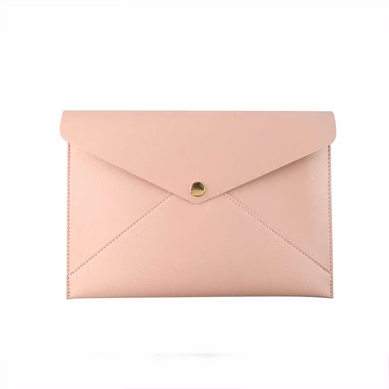 Waterproof Thin Document File Bag Folder PU Leather A4 Envelope Portfolio Expanding Organizer Storage Case