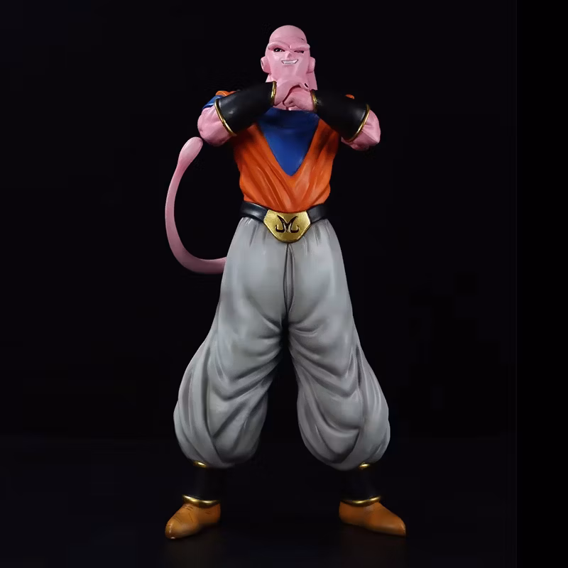 Dragon Ball Z Son Gohan Buu Sharpening Fists and Holding Hands Evil Thin Demon Statue Anime Figure Cartoon-Character