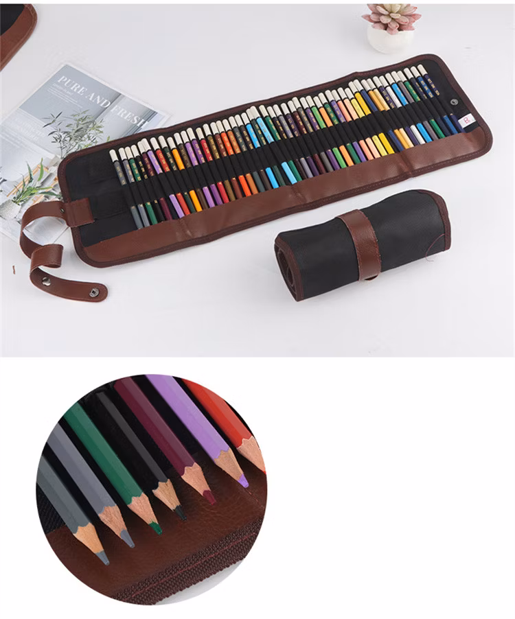 Custom Collapsible Painting Pen Bag Luxury Pencil Storage Office Supplies Bag
