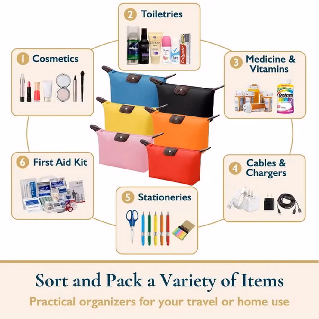 Makeup Bag Travel Pouch Waterproof Cosmetic Bag Small Toiletrybag