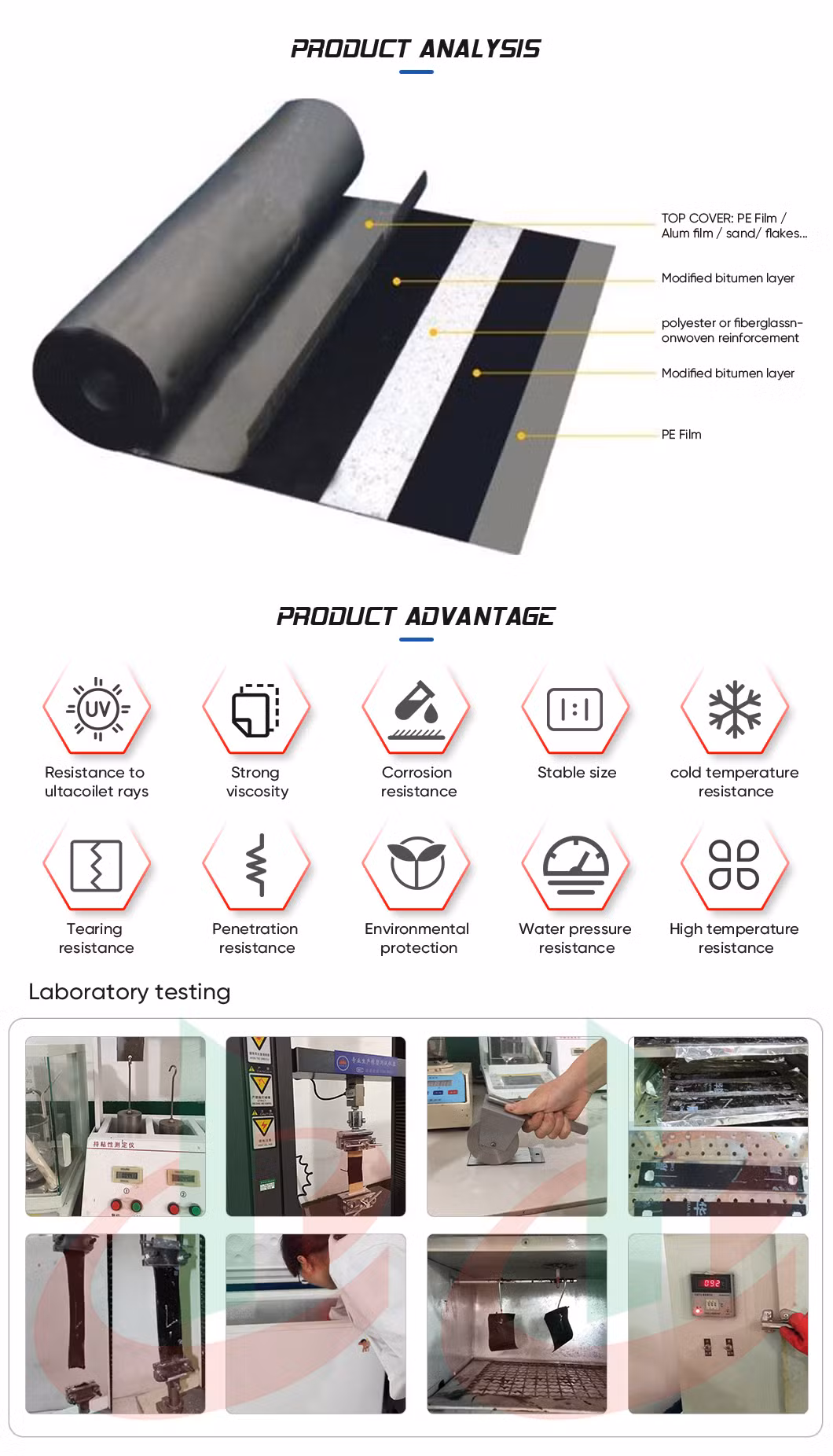 Quality Choice Roof Waterproofing Membrane Protection for Roof and Walls Torch Rolls Bitumen Waterproofing Membrane