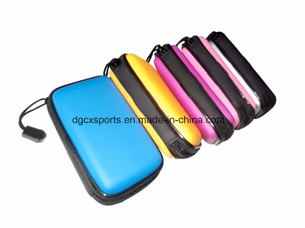 Custom Fashionable Carabiner Hook Hard EVA Camera Carry Travel Pouch Case, Hard EVA Protective Tool Storage Pencil Zipper Black Protecitve Carrying Case