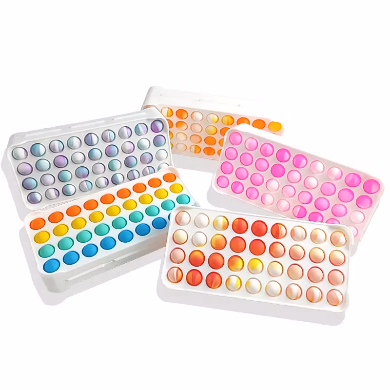 Wholesale Price Stationery Unusual Decompression Soft Silicone Waterproof Pencil Case for Kids