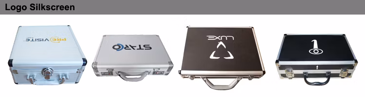 Customized Size Aluminium Carry Case Tool Suitcase Small Hard Aluminum Equipment Tool Case with Foam