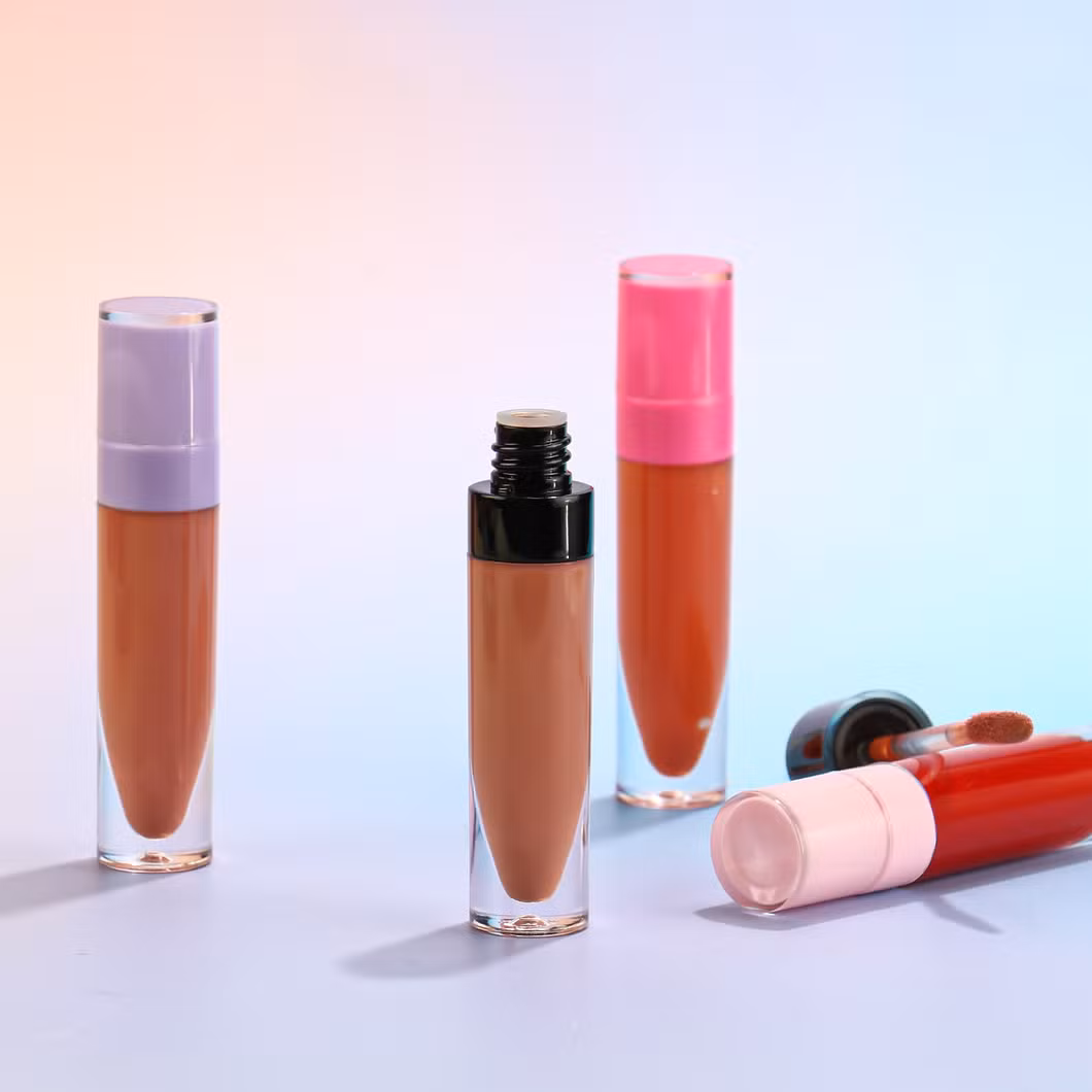 Matte Lip Gloss Cosmetics Private Label with Matte Finish Free Samples Bulk