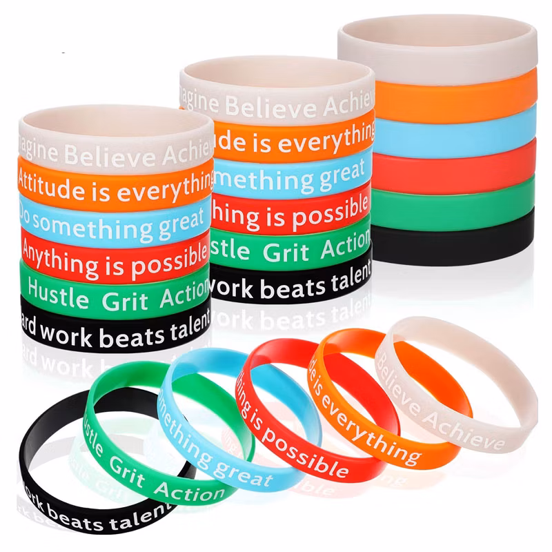 Promotional Price Custom Personalized Bracelet Sports Events Paris Games Rubber Silicone Wristband