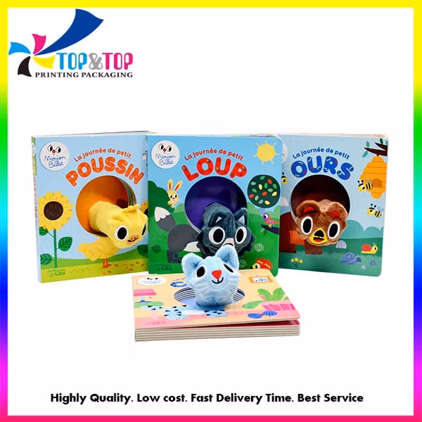 Paper Board 3D Children Book Printing / Hardcover Pop-up Book Top Quality Cheap Price