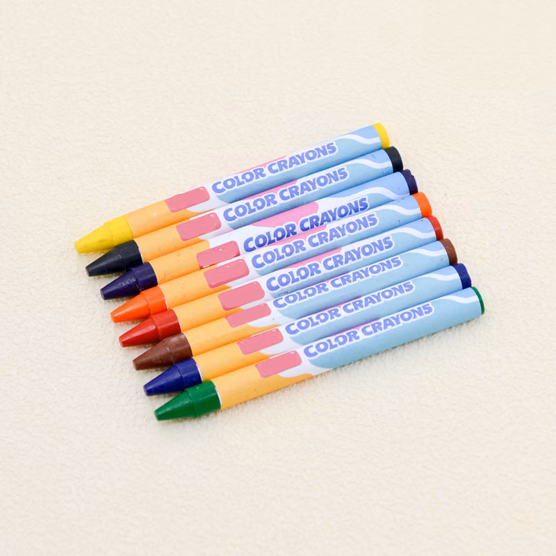 Colorful Crayons Set Safe Non-Toxic Coloring Pencil for Students Kids Children