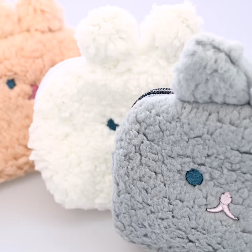 Cute Pencil Bag Stuffed Animal Chick Shape Soft Pencil Pouch as Gift