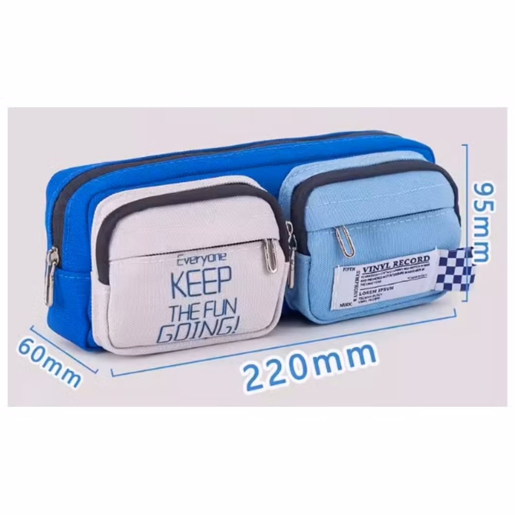 Multi-Functional Large Capacity Concise Style Pen Bag Students Multi-Layer Pencil Case with Good Appearance