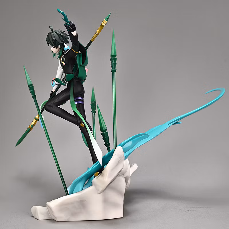 Genshin Impact Xiao Night Kite Wind Dharma Protector Night Fork Model Animation Surrounding Cartoon-Character