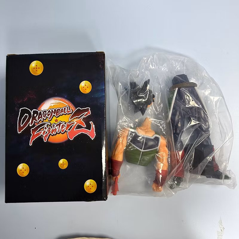 Dragon Ball Z Comic Book Color Burdock Black Hair Son Goku Standing Posture Boxed Statue Model Anime Figure Cartoon-Character