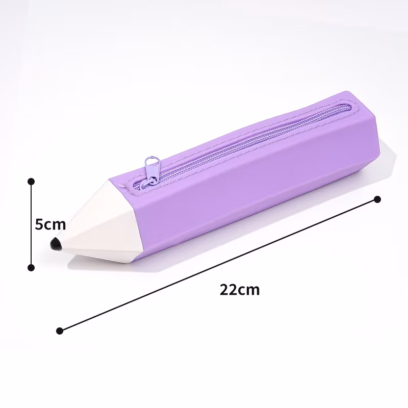 New Silicone Pencil Case for Elementary and Middle School Students Convenient Stationery Box