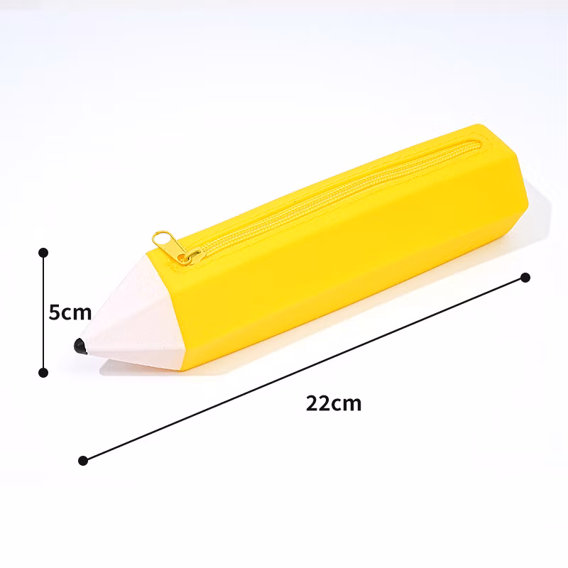 New Silicone Pencil Case for Elementary and Middle School Students Convenient Stationery Box