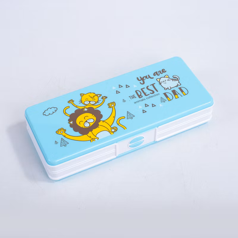 Popular Cat Wholesale Magnetic Cute Primary School Stationery Student Pencil Case