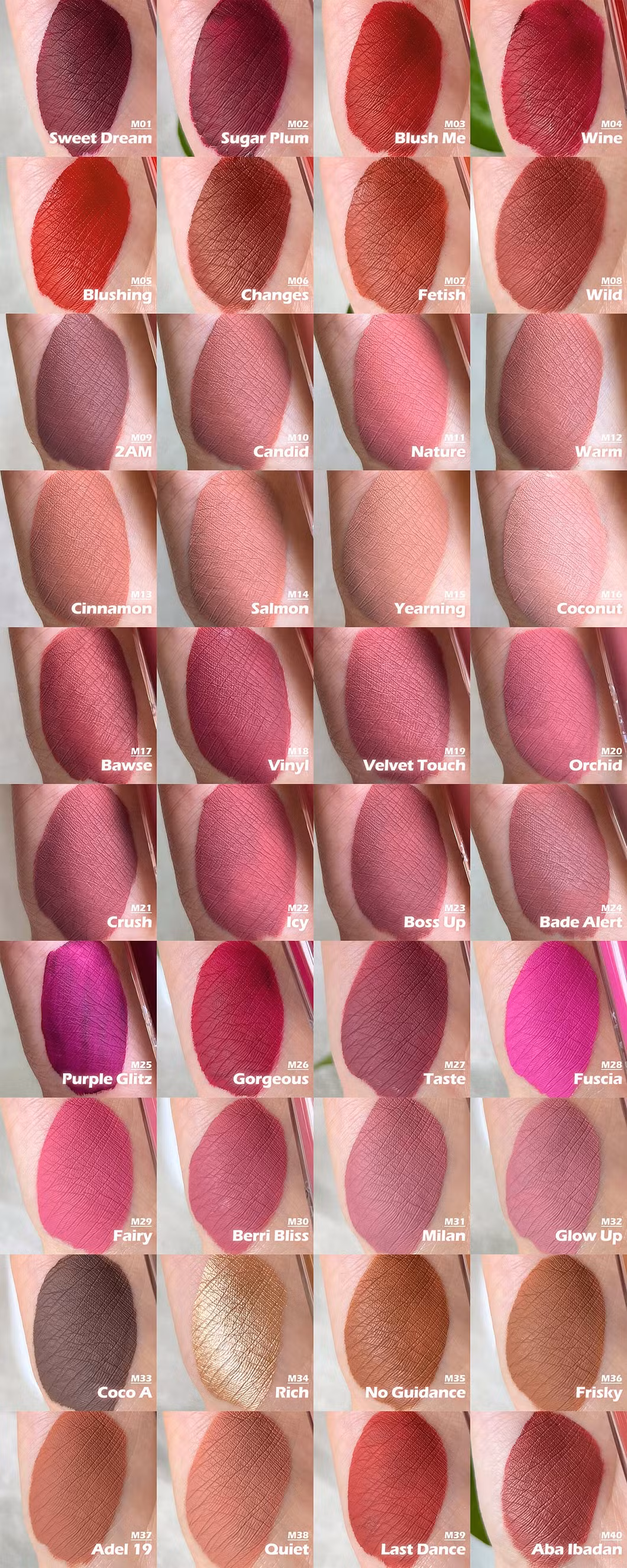 Velvet Matte Lip Gloss Private Label Cosmetics with Custom Packaging