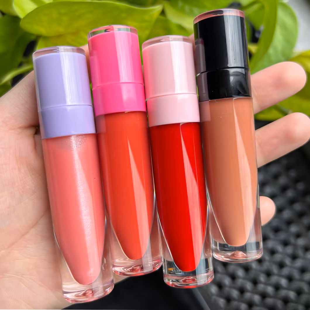 Matte Lip Gloss Cosmetics Private Label with Matte Finish Free Samples Bulk