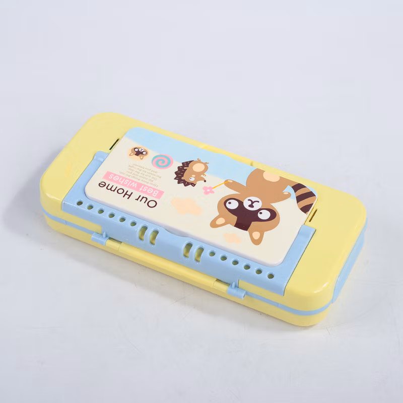 Raccoon Baby Pattern Multifunctional Cute Student Stationery Pencil Case