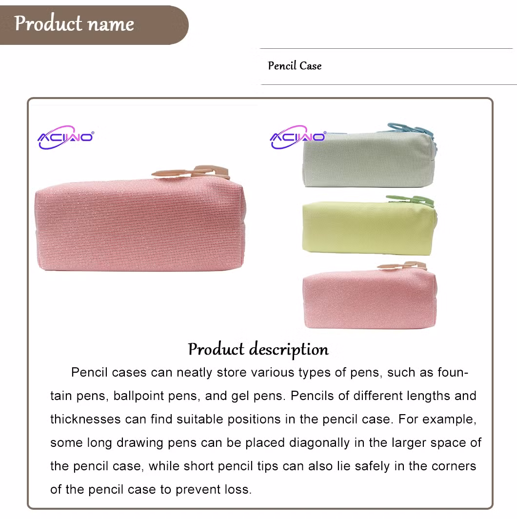 Stationery Pencil Case Student Minimalist Stationery Box Large Capacity Pencil Box (10080)