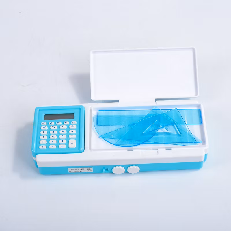 Multifunctional Electric Calculator Cute Stationery Pencil Case