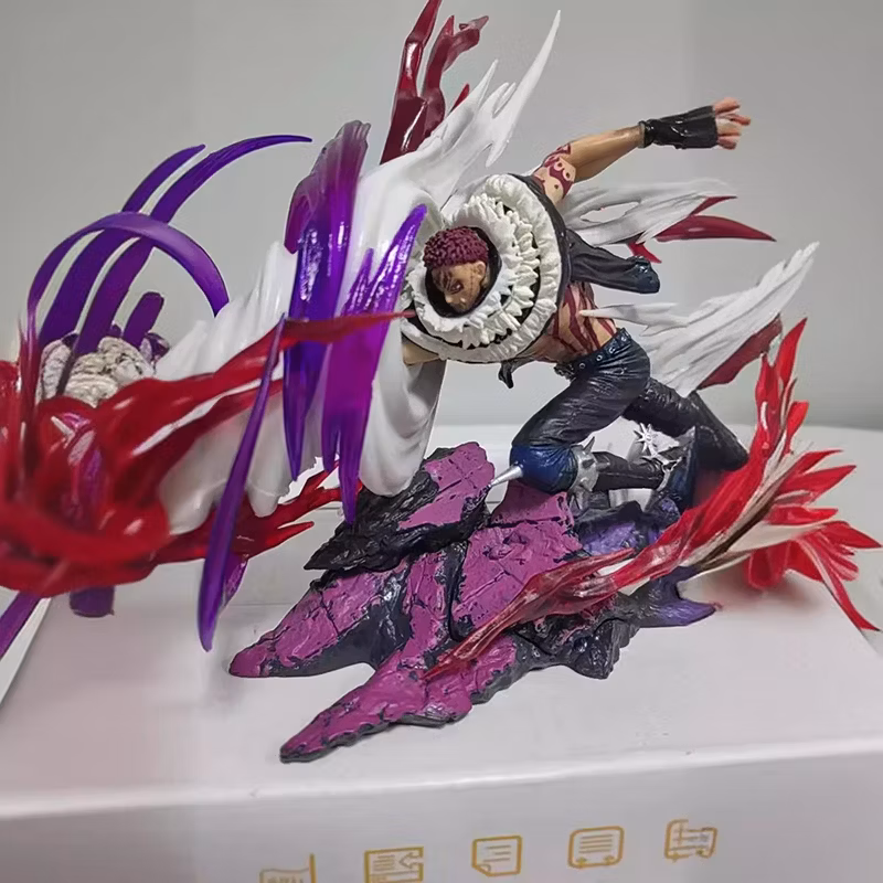 One Piece Anime Figure Gk Card 2 Series 2.0 Rice Cake Sprinting Katakuri Model Box Anime Figure Cartoon-Character
