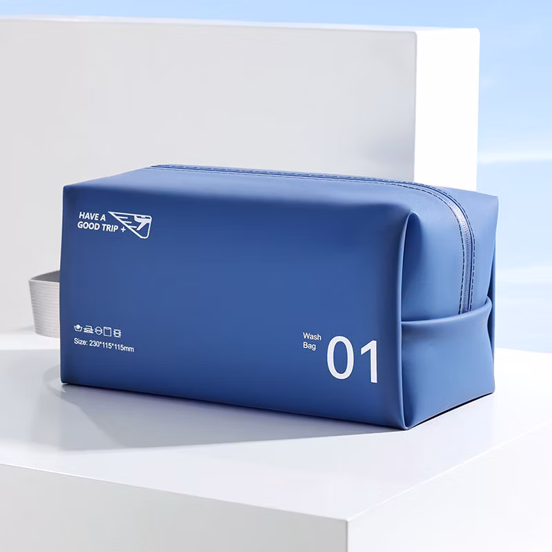 Plain Clear Toiletry Skincare Beauty Bag Custom Logo PVC Transparent Fancy Pencil Bag Wholesale for Students Custom Plastic Bag