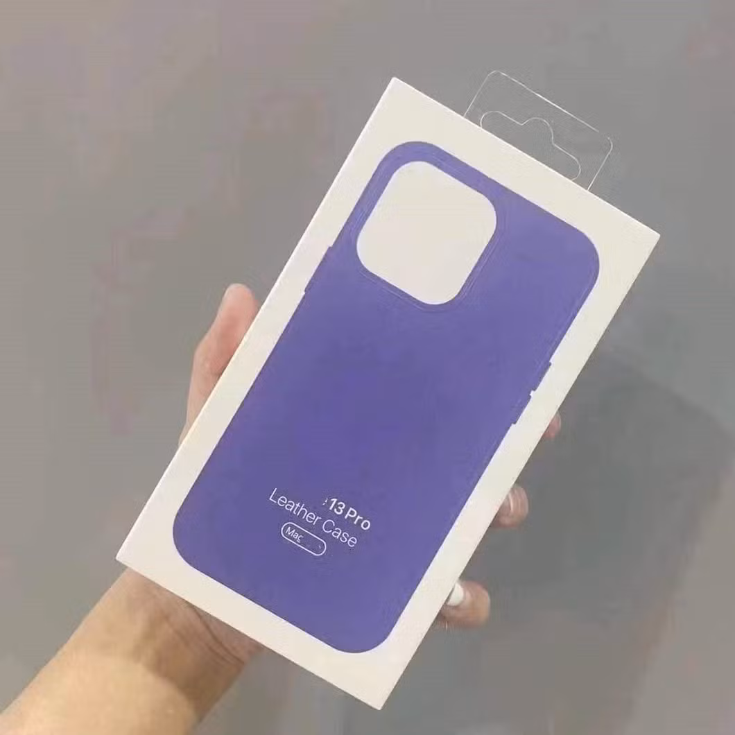 Customized Accpet Mobile Back Cover Magsafe with Pop up Animation Leather Mobile Phone Case for iPhone 12 13 PRO Max Case