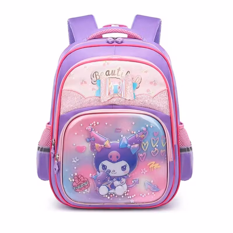 16 Inch Waterproof Mochilas Escolares 3D Kuromi School Bags Kids Backpack for Girls Primary Students