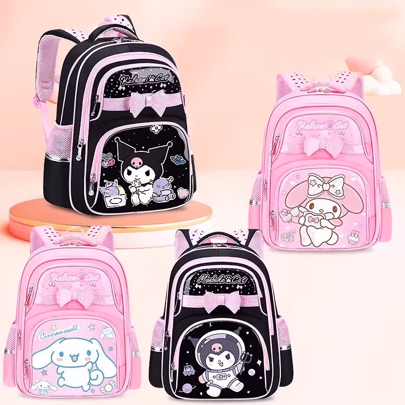 16 Inch Waterproof Mochilas Escolares 3D Kuromi School Bags Kids Backpack for Girls Primary Students