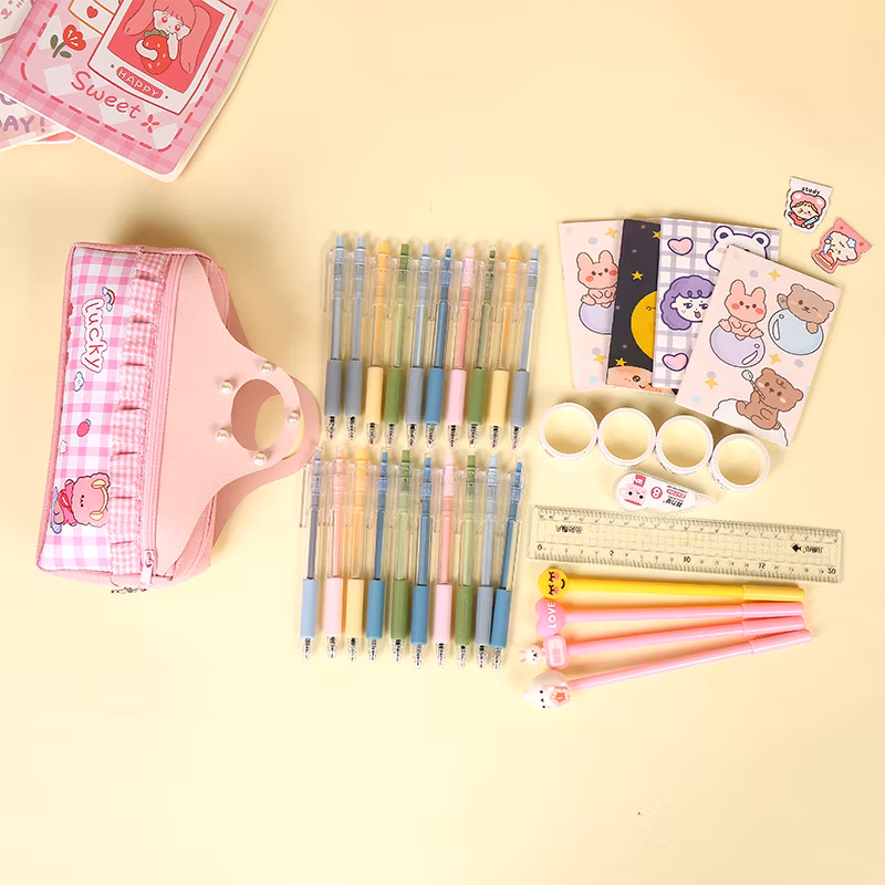 Wide Use Zipper Office Rectangular Pencil Bag Pencil Case for Office